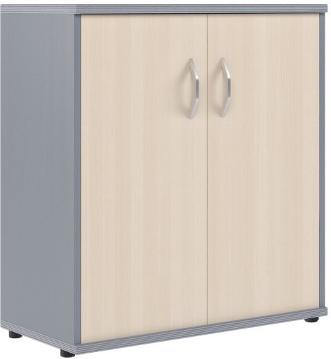 Шкаф с глухими дверьми СТ-3.1 Клен/Металлик 770*365*823 в Челябинске 