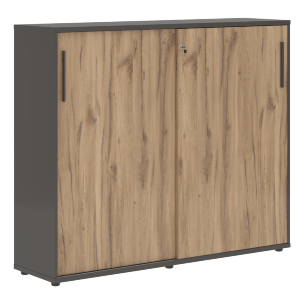 Шкаф средний с дверьми купе EMC 1643 1606х430х1355 EDIS