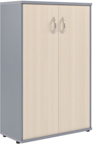 Шкаф с глухими дверьми СТ-2.3 Клен/Металлик 770*365*1200 в Челябинске 