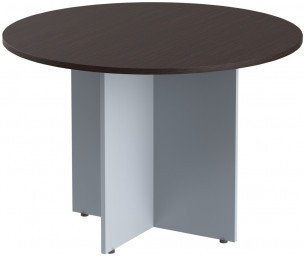 Стол переговорный ПРГ-1 Беларусь Венге/Металлик D-1100*755