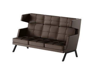 Aldo Диван трёхместный высокий с декором из пуговиц ALDB-03 2010*960*1180