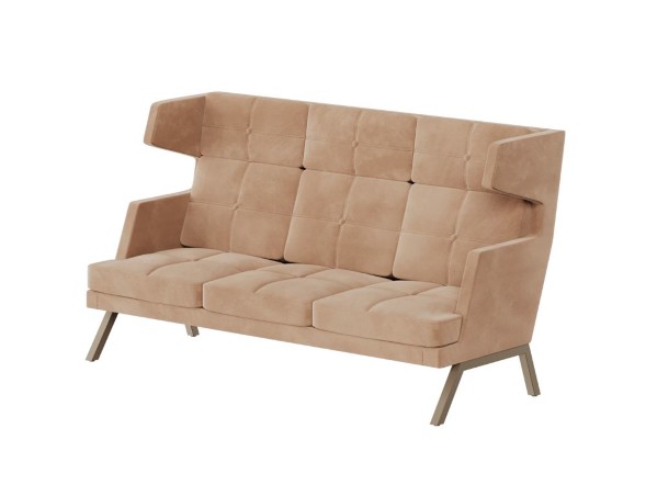 Aldo Диван трёхместный высокий с декором из пуговиц ALDB-03 2010*960*1180