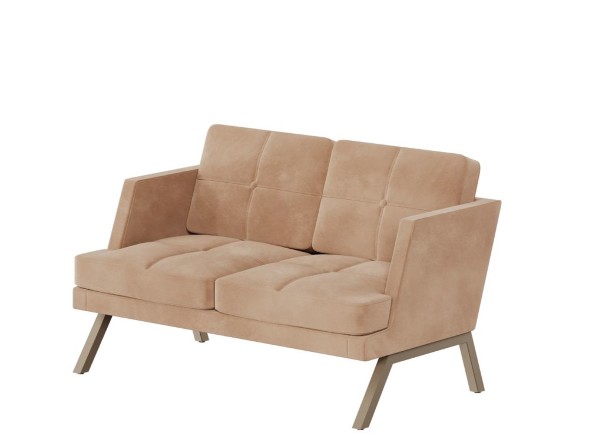 Aldo Диван двухместный с декором из пуговиц ALDB-02L 1430*875*890