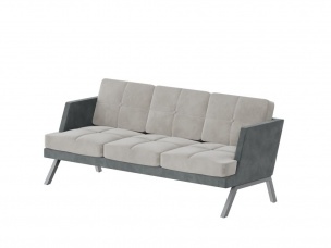 Алдо Диван трёхместный с декором из пуговиц ALDB-03L 2010*875*890