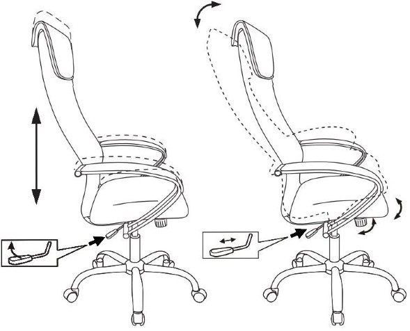 Кресло руководителя Бюрократ CH-607BS