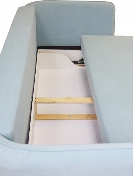 Диван Берне 2300х930х1030 голубой