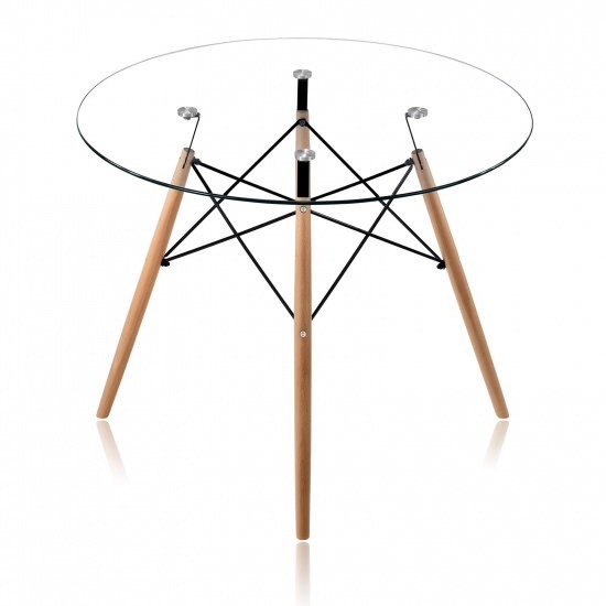 Стол DSW glass, d-80см