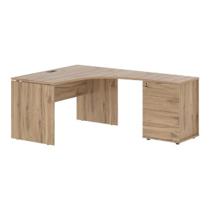 Стол эргономичный с тумбой EDCET 1313(R) 1360х1880х750 EDIS