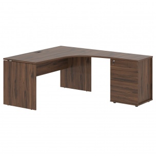 Стол эргономичный с тумбой EDCET 1518(R) 1560х1880х750 EDIS