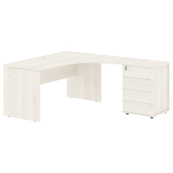 Стол эргономичный с тумбой EDCET 1518(R) 1560х1880х750 EDIS