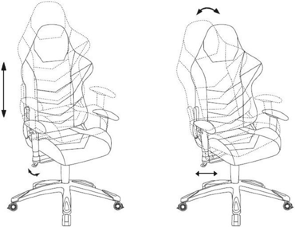 Кресло игровое Бюрократ CH-773N