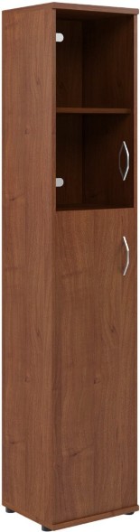 Шкаф колонка комбинированная СУ-1.7(L) Орех Французcкий 406*365*1975 в Челябинске 