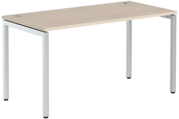 Стол прямой XSST 147 Бук Тиара/Алюминий 1400х700х750 XTEN-S