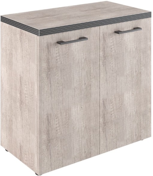 Шкаф с глухими малыми дверьми и топом TLC 85.1 Дуб Каньон 854х452х833 в Челябинске 