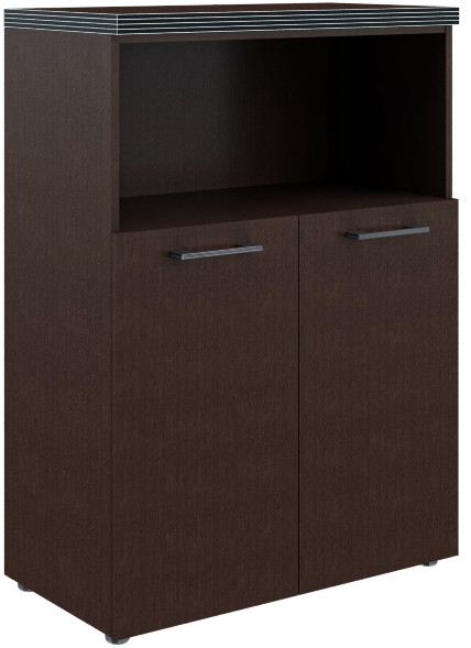 Шкаф с глухими малыми дверьми и топом TMC 85.3 Венге Магия 854х452х1203 в Челябинске 