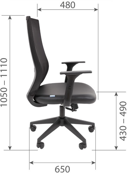 Кресло оператора  CHAIRMAN 500LT ЭКО БП в Челябинске 