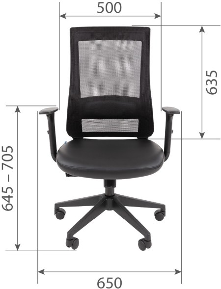 Кресло оператора  CHAIRMAN 500LT ЭКО БП в Челябинске 