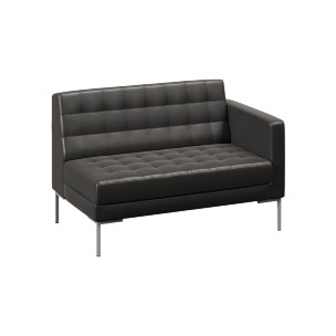 Forest Секция с подлокотником двухместная FR-SP-02 (L) 1270*800*840