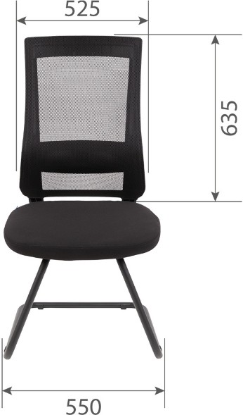 Кресло для посетителей  CHAIRMAN 500V TW в Челябинске 