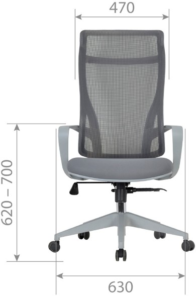 Кресло руководителя CHAIRMAN CH 577 серый в Челябинске 